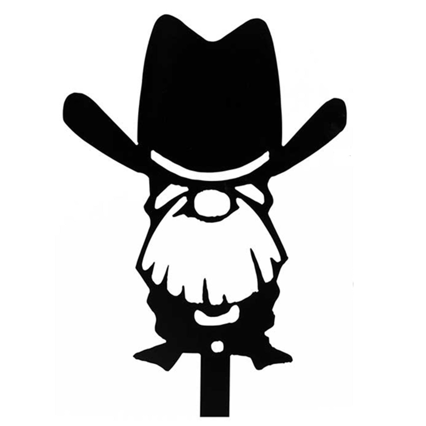 Old West Garden Stake Black