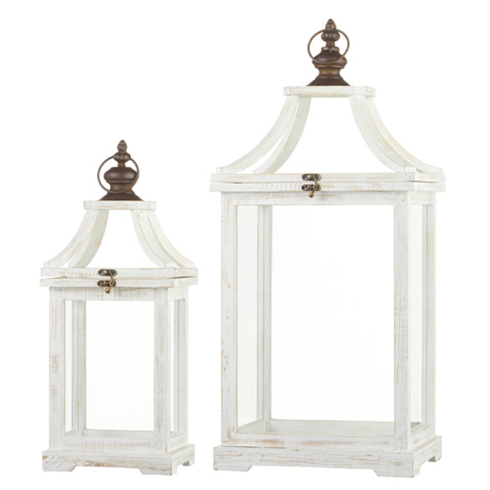Whitewashed Lanterns