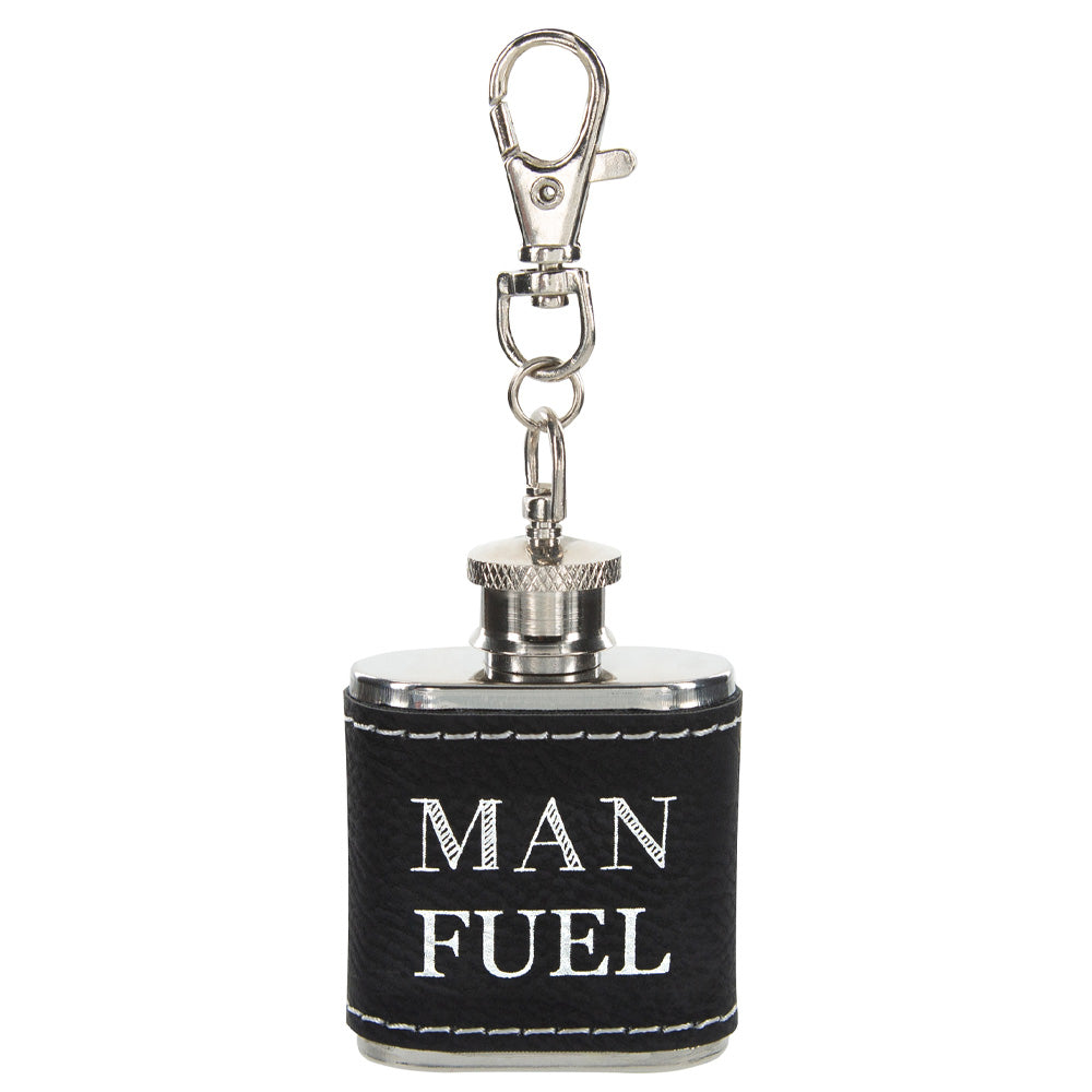 Leather and Stainless Steel 1oz Mini Flask