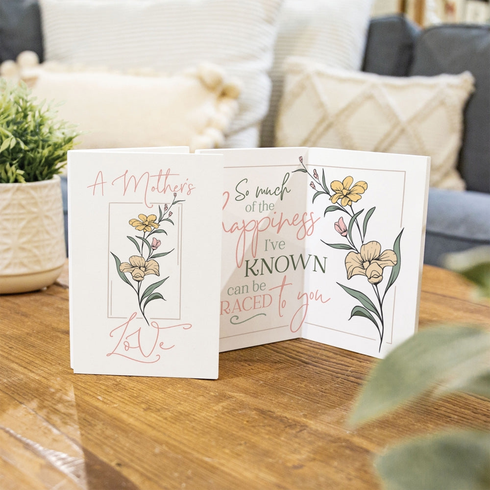 A Mother's Day Wooden Keepsake Greeting Card