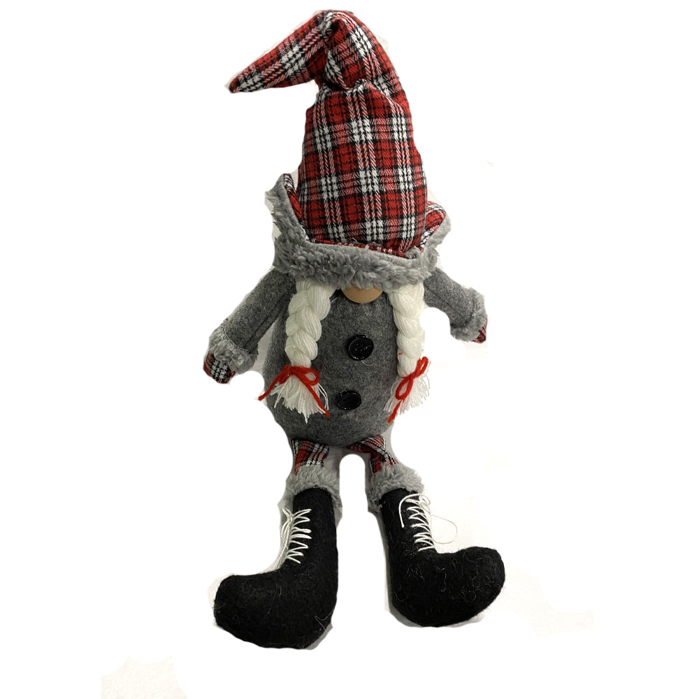 "Outdoor Plaid"  Boy and Girl Gnomes
