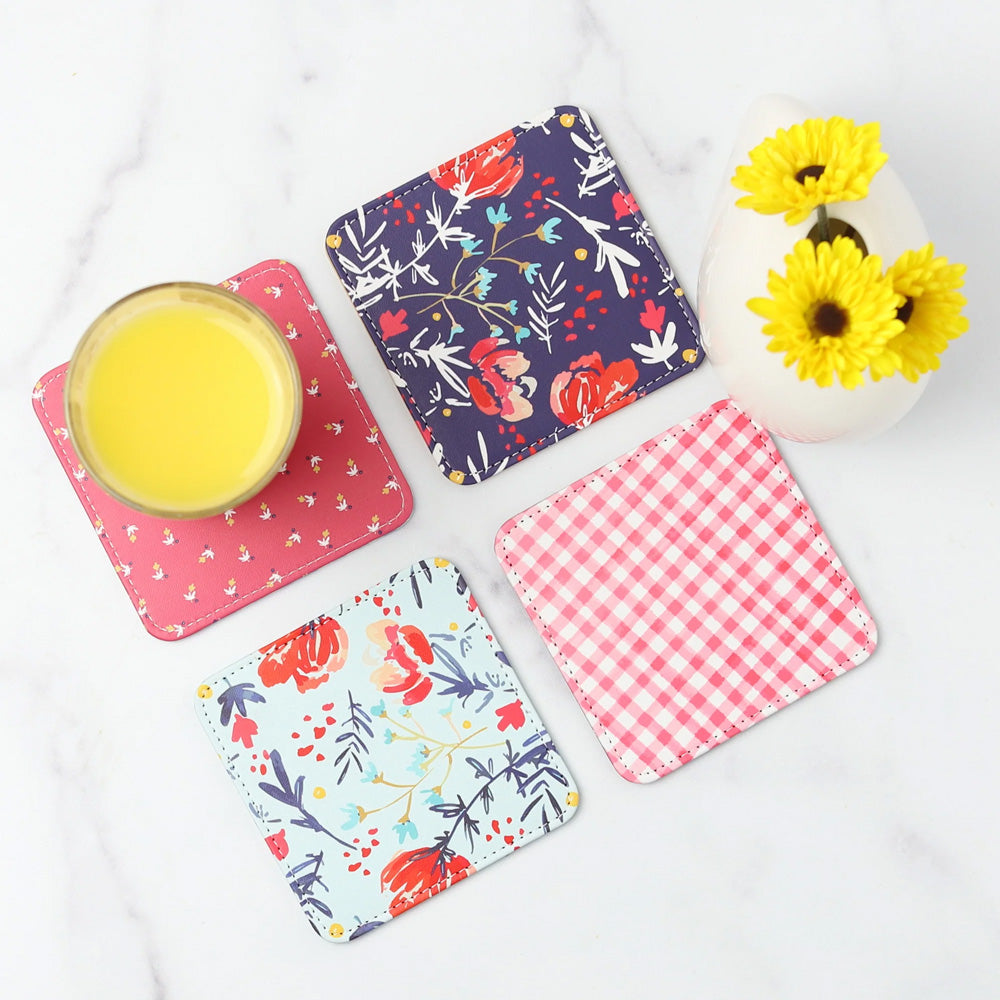 Flower Party Coasters