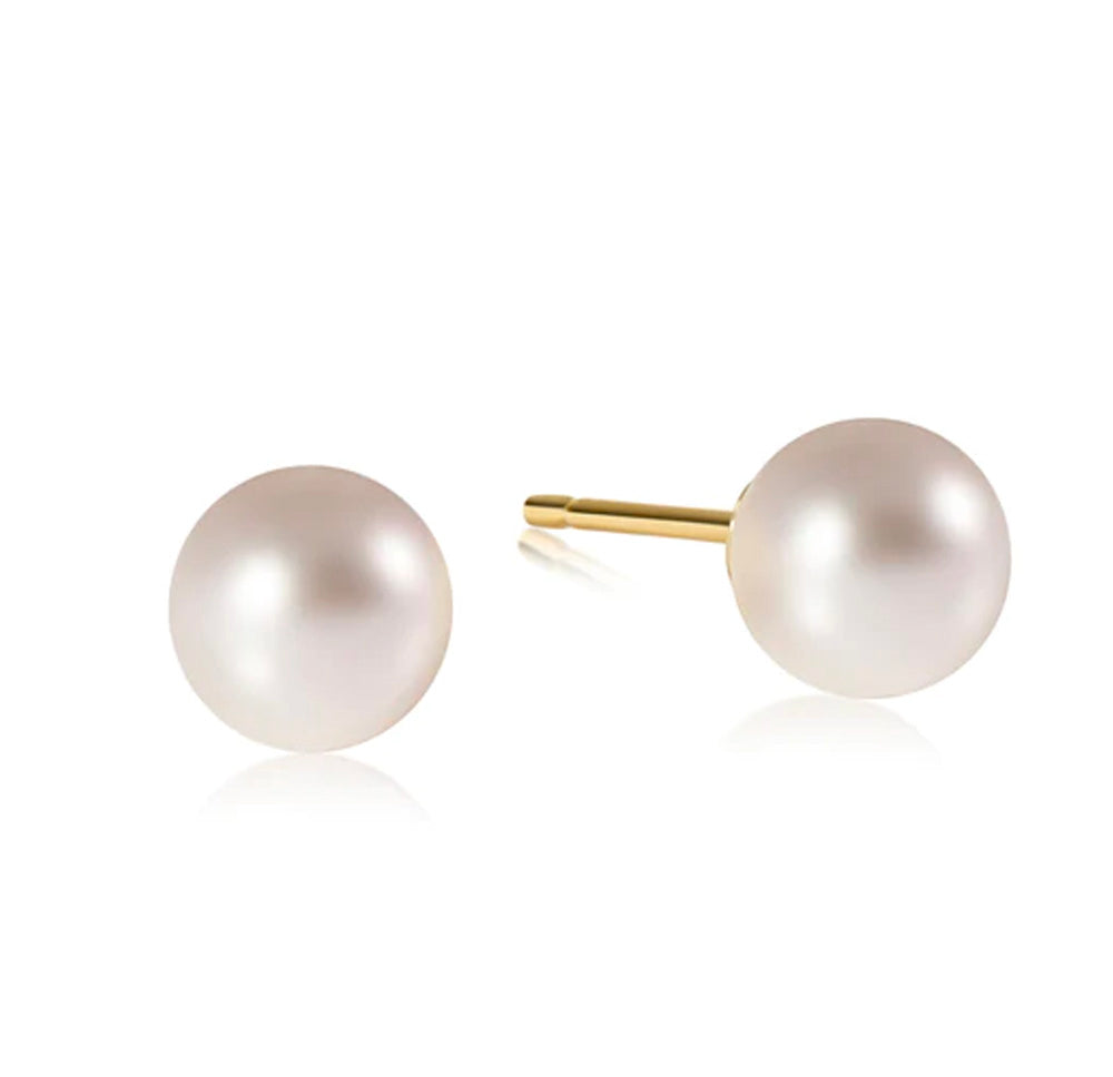 Classic Pearl Ball Stud