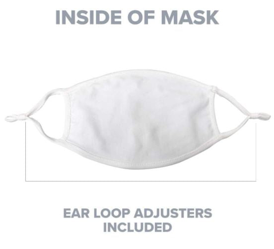 *Feline Friends - Sneaky Cat Cotton Jersey Face Mask