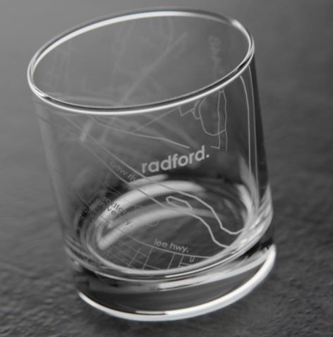 Collegiate Rocks Glass