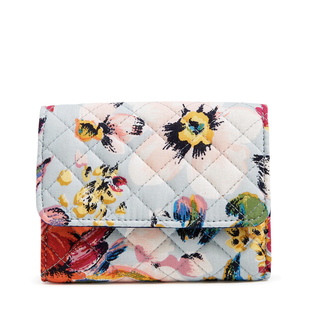 RFID Riley Compact Wallet in Recycled Cotton