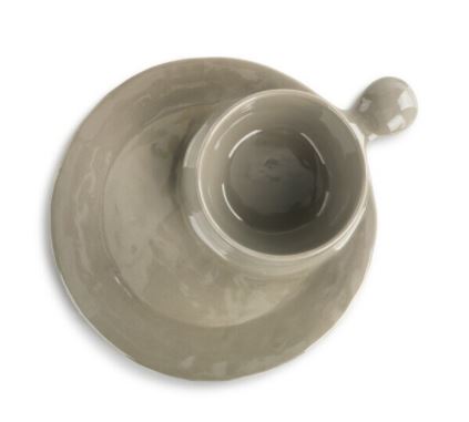 Soup & Sandwich Plate - Dark Gray
