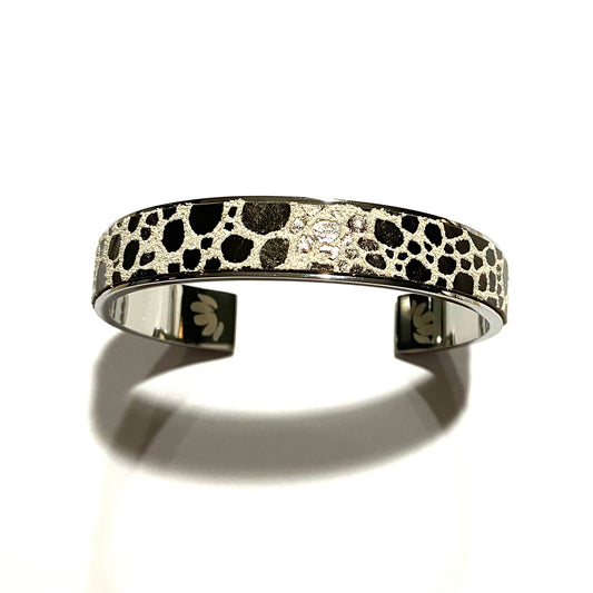Pebbles Silver Speckled Bangle