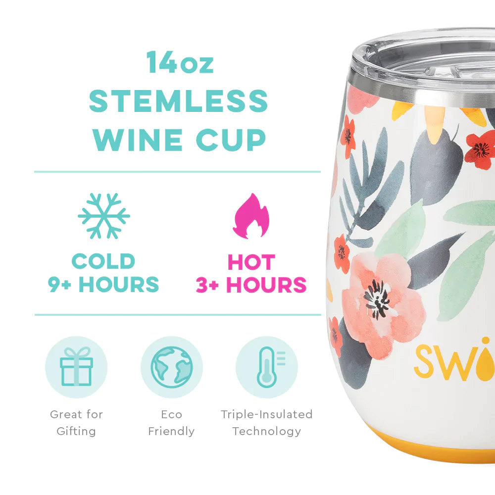Honey Meadow Stemless Wine Cup