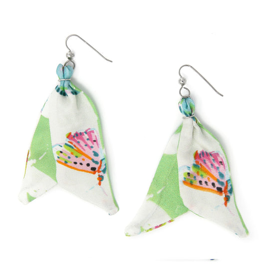 Summerfly Silk Earrings