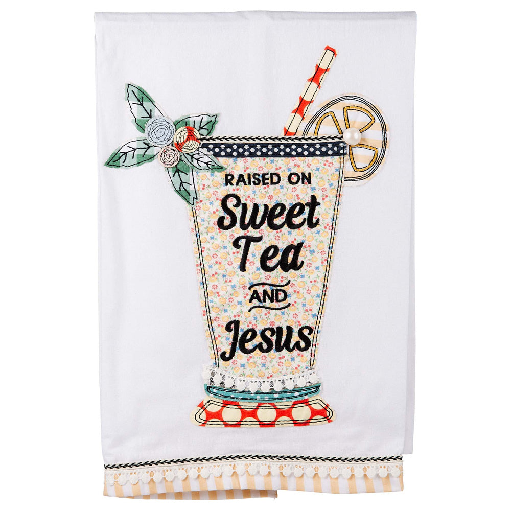 Sweet Tea and Jesus Tea Towel