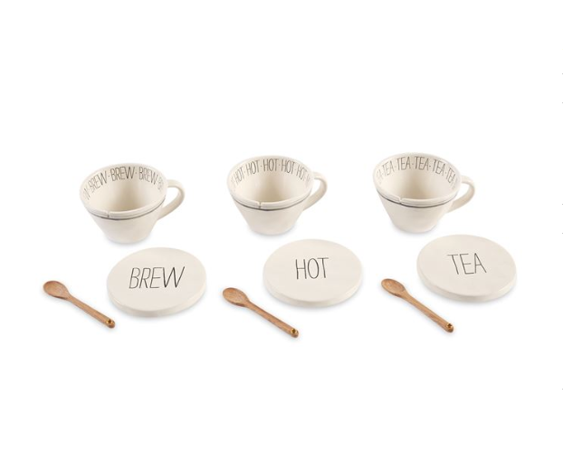 Striped Tea Cup Set