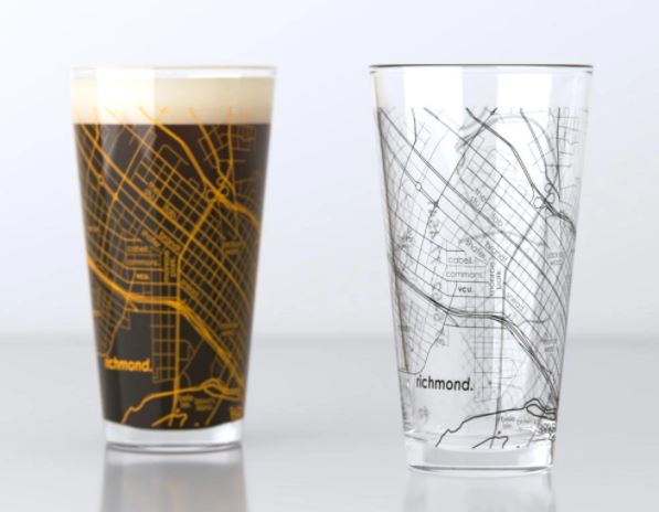 Pair of College Pint Glasses