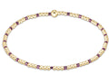 Hope Sincerity Pattern 2mm Bead Bracelet