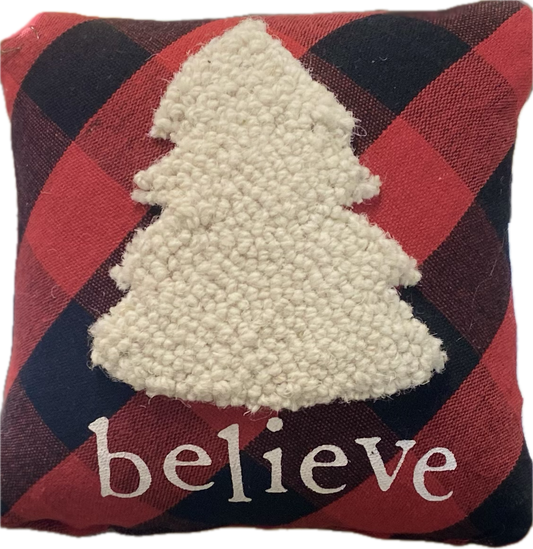 Plaid Mini Pillow