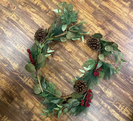 Pine and Berry Garland