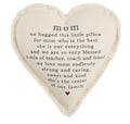 Mom Heart Pillow