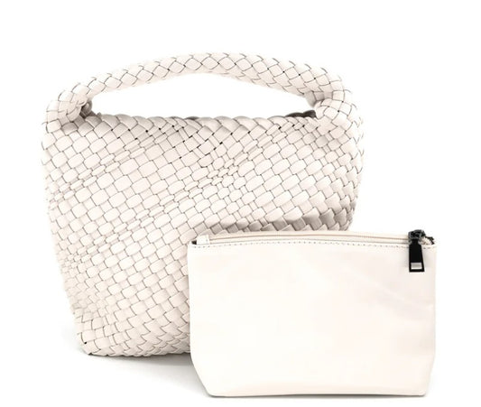BC Woven Mini Hobo Bag