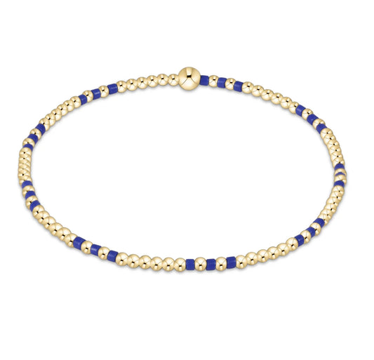 Hope Joy Pattern 2mm Bead Bracelet
