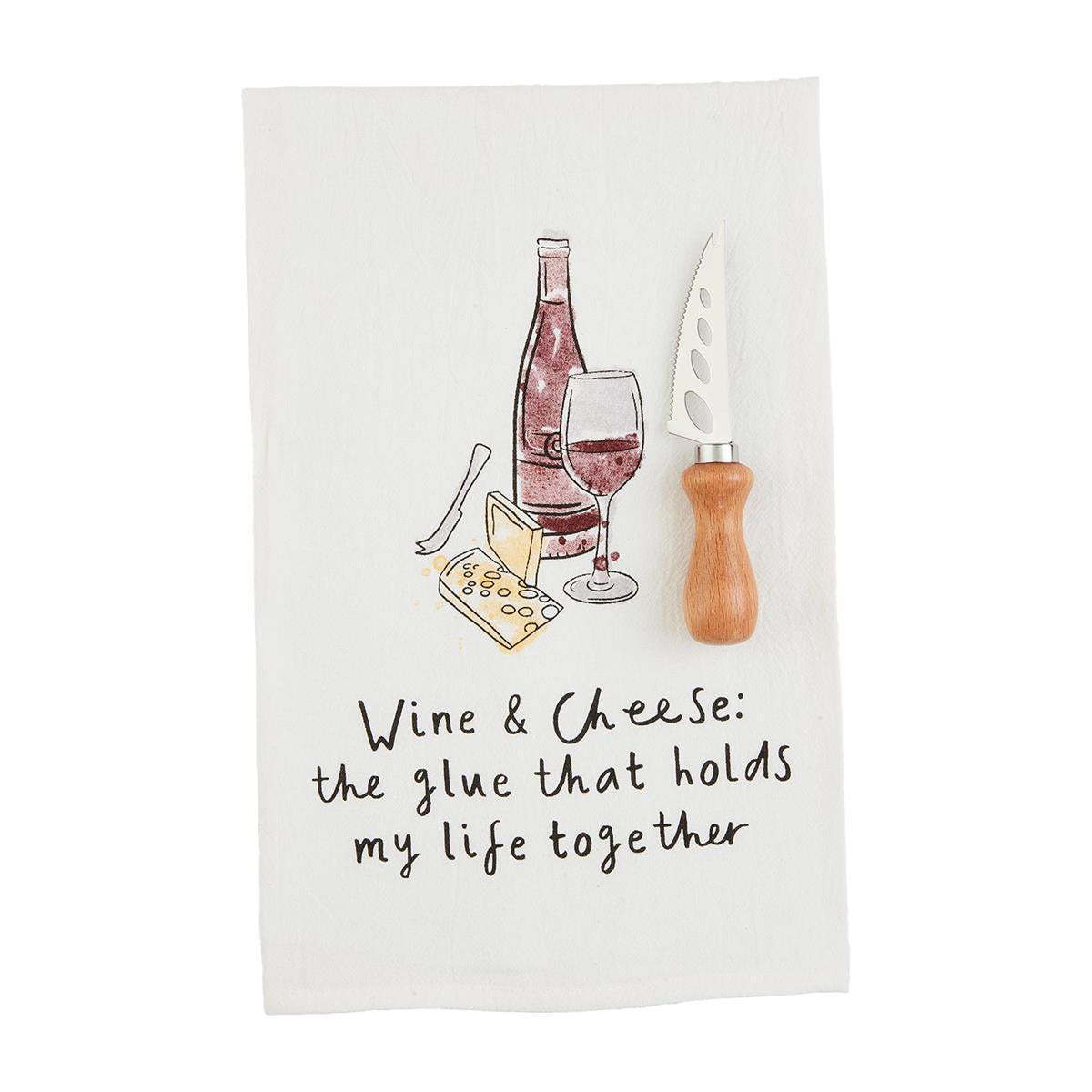 Wine and Cheese Towel Set
