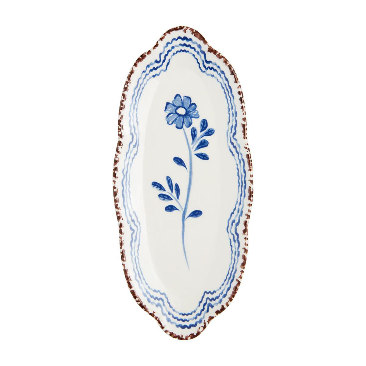 Blue Floral Everything Plate Set