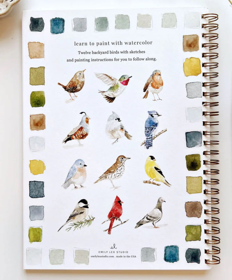 Birds Watercolor Workbook