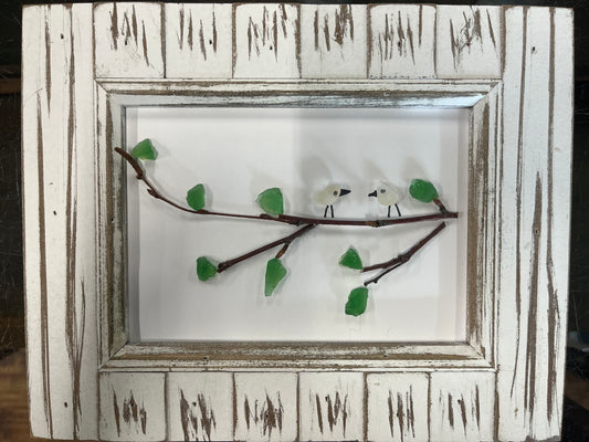 White Birds by Beach Bound