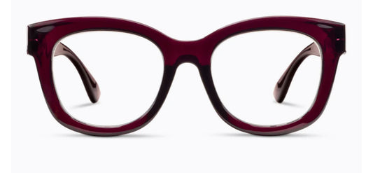 Center Stage Glasses Dark Cherry (blue light)