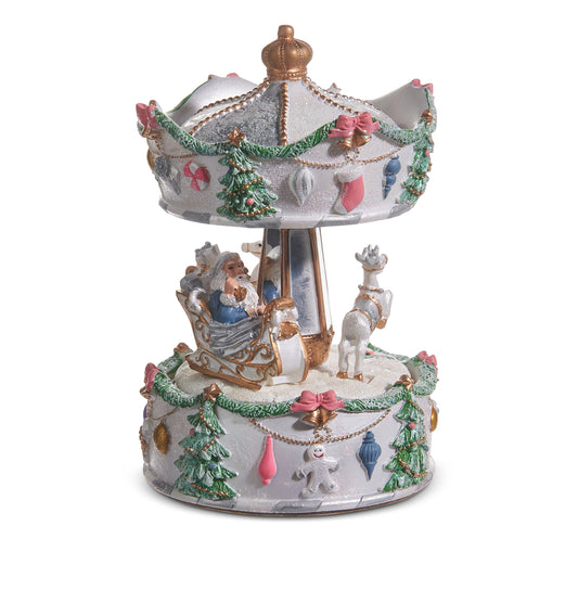 6.5" Animated And Musical Carousel