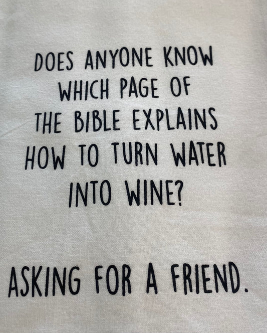 Water Into Wine Hand Towel