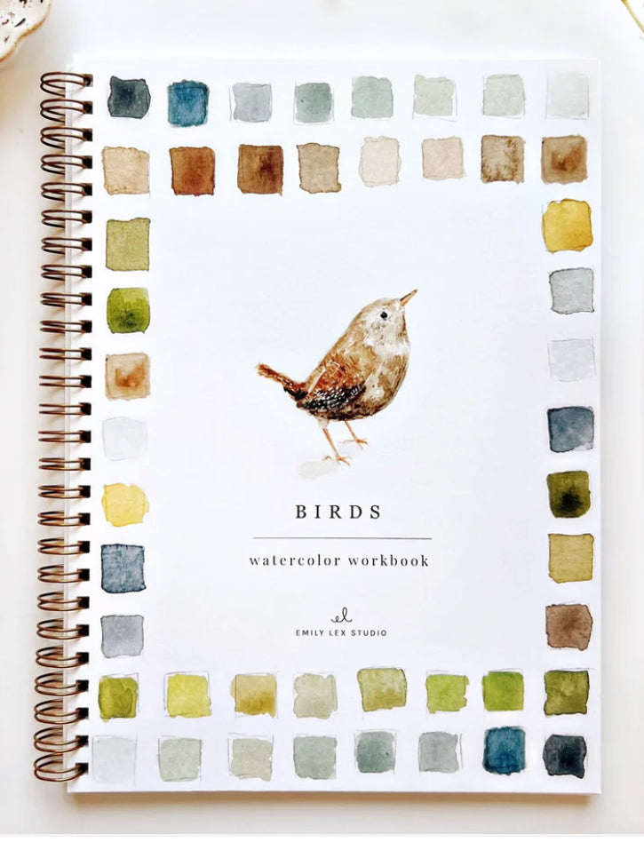Birds Watercolor Workbook