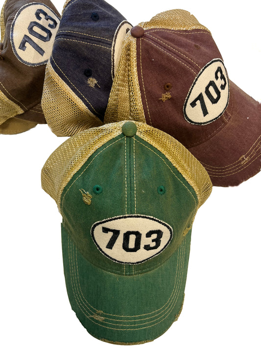 "703" Trucker Hat