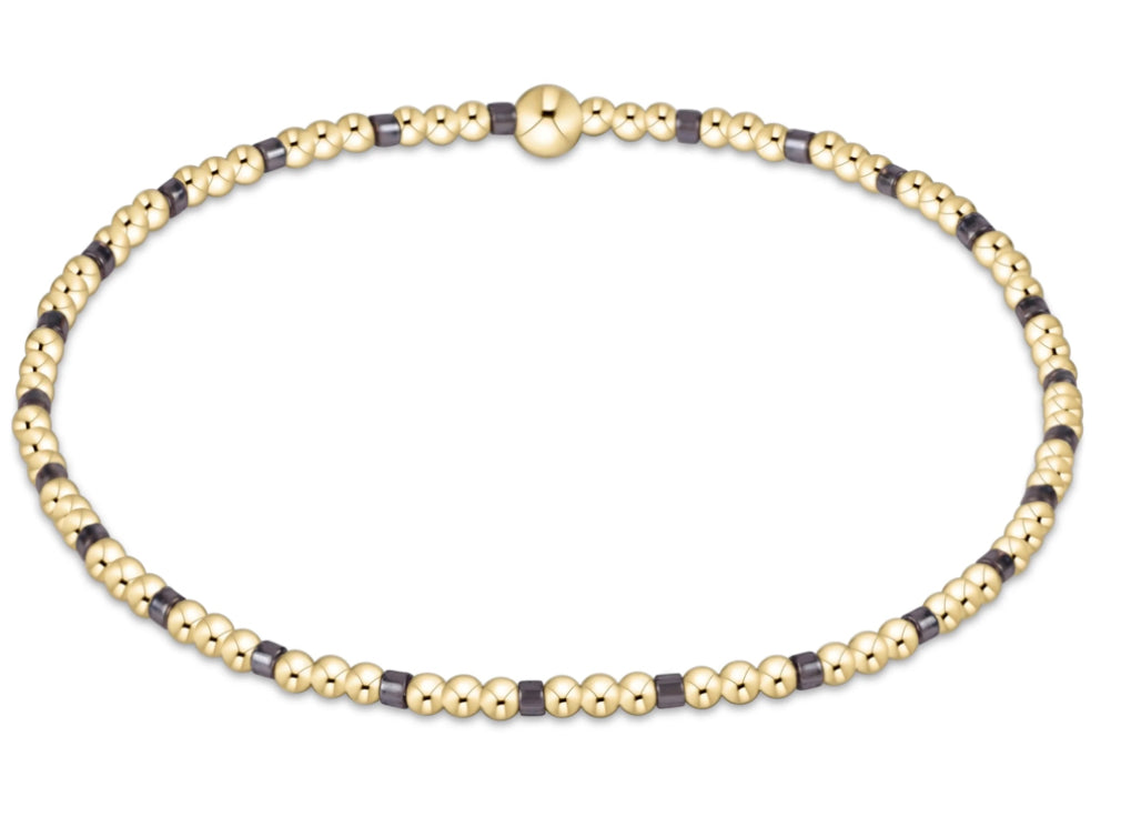 Hope Sincerity Pattern 2mm Bead Bracelet