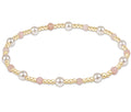 Pearl Sincerity 4mm Gem Bracelet-Pink Opal