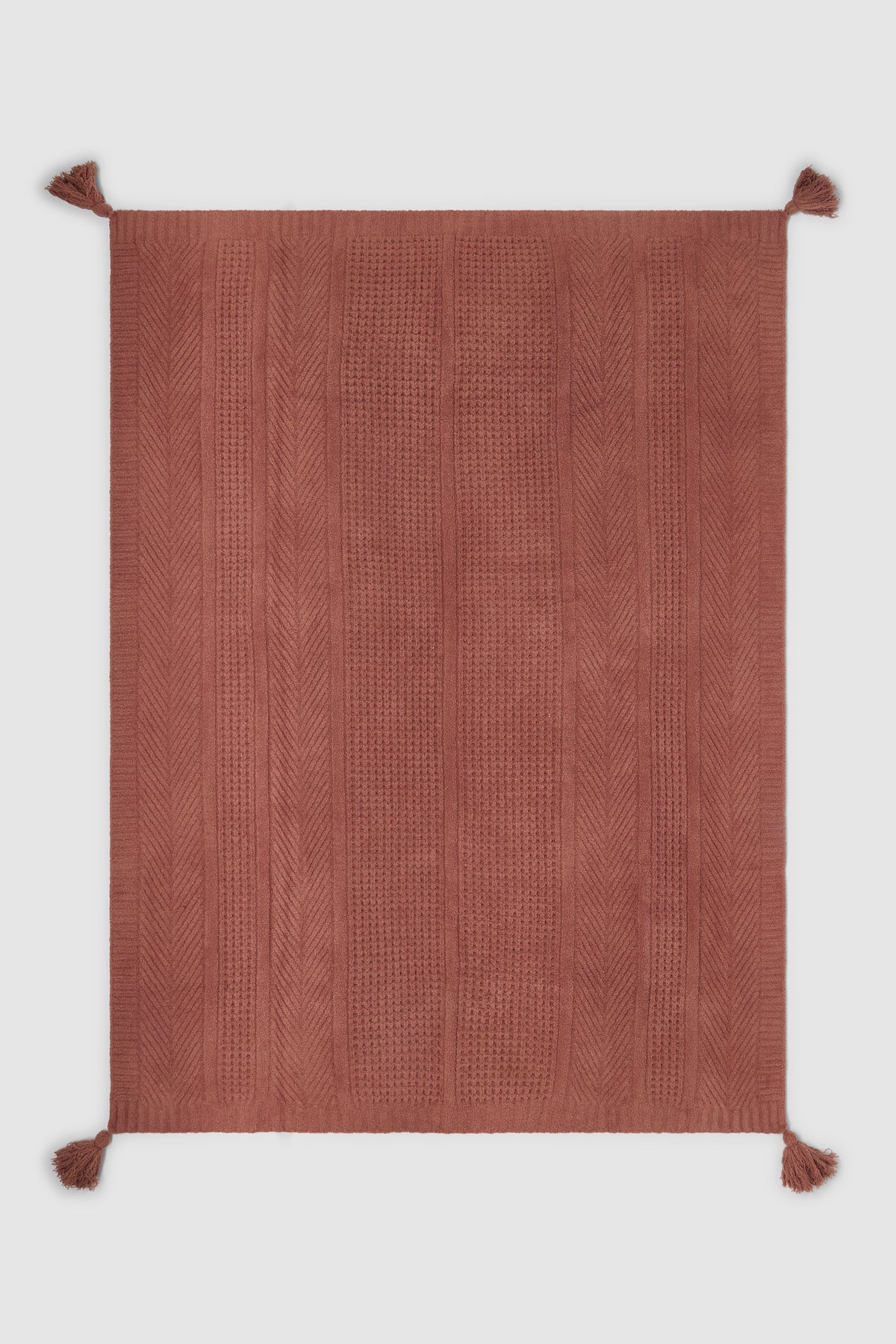 CozyChic® Holiday Waffle Cable Throw