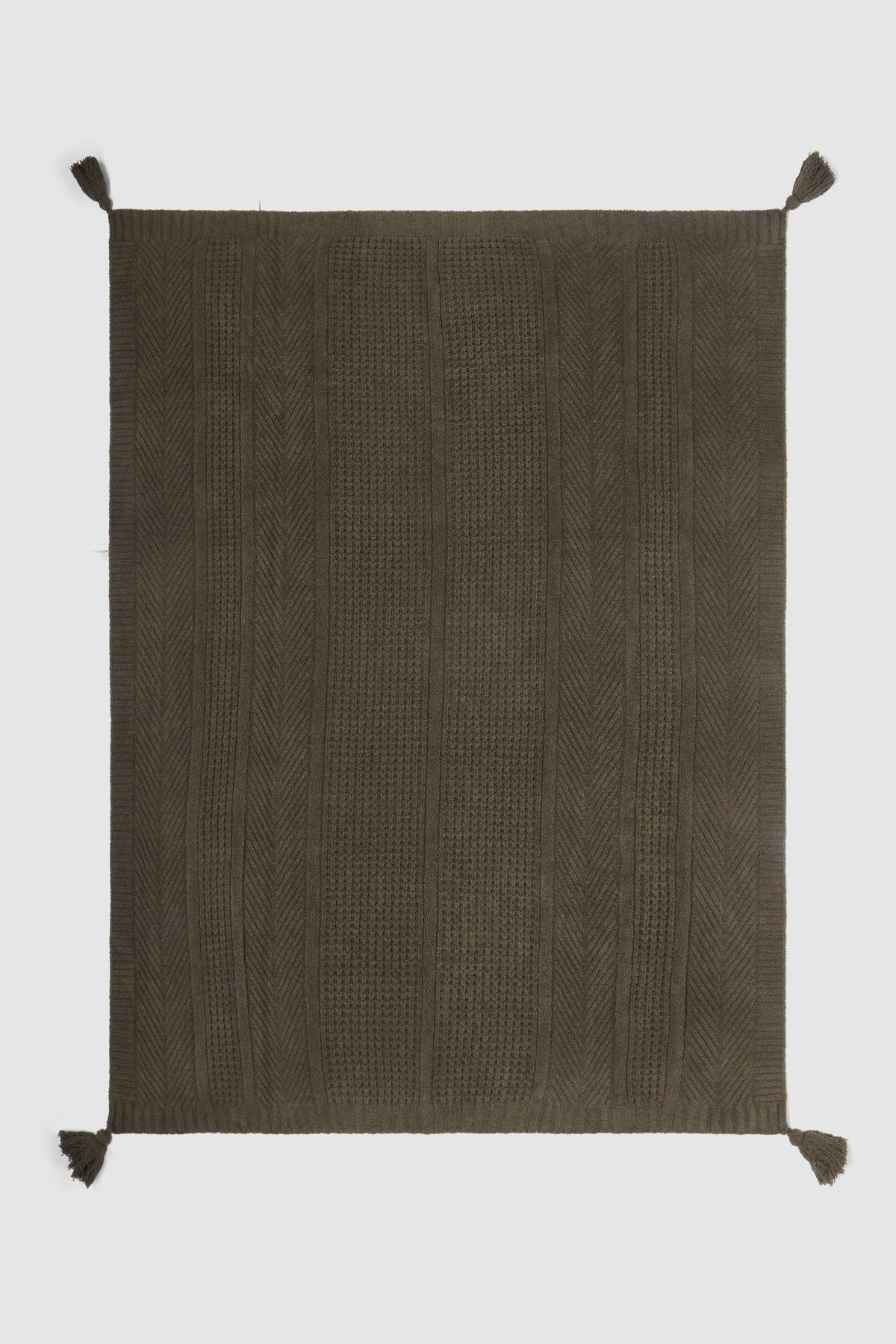 CozyChic® Holiday Waffle Cable Throw