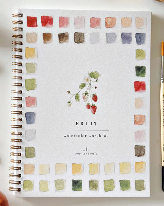 Fruit Watercolor Workbook