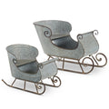Galvanized sleds