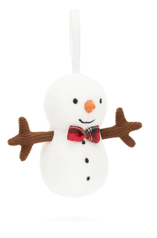 Festive Folly Snowman Ornament