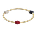 Signature Cross Gold Pattern Bead Bracelet-Firecracker