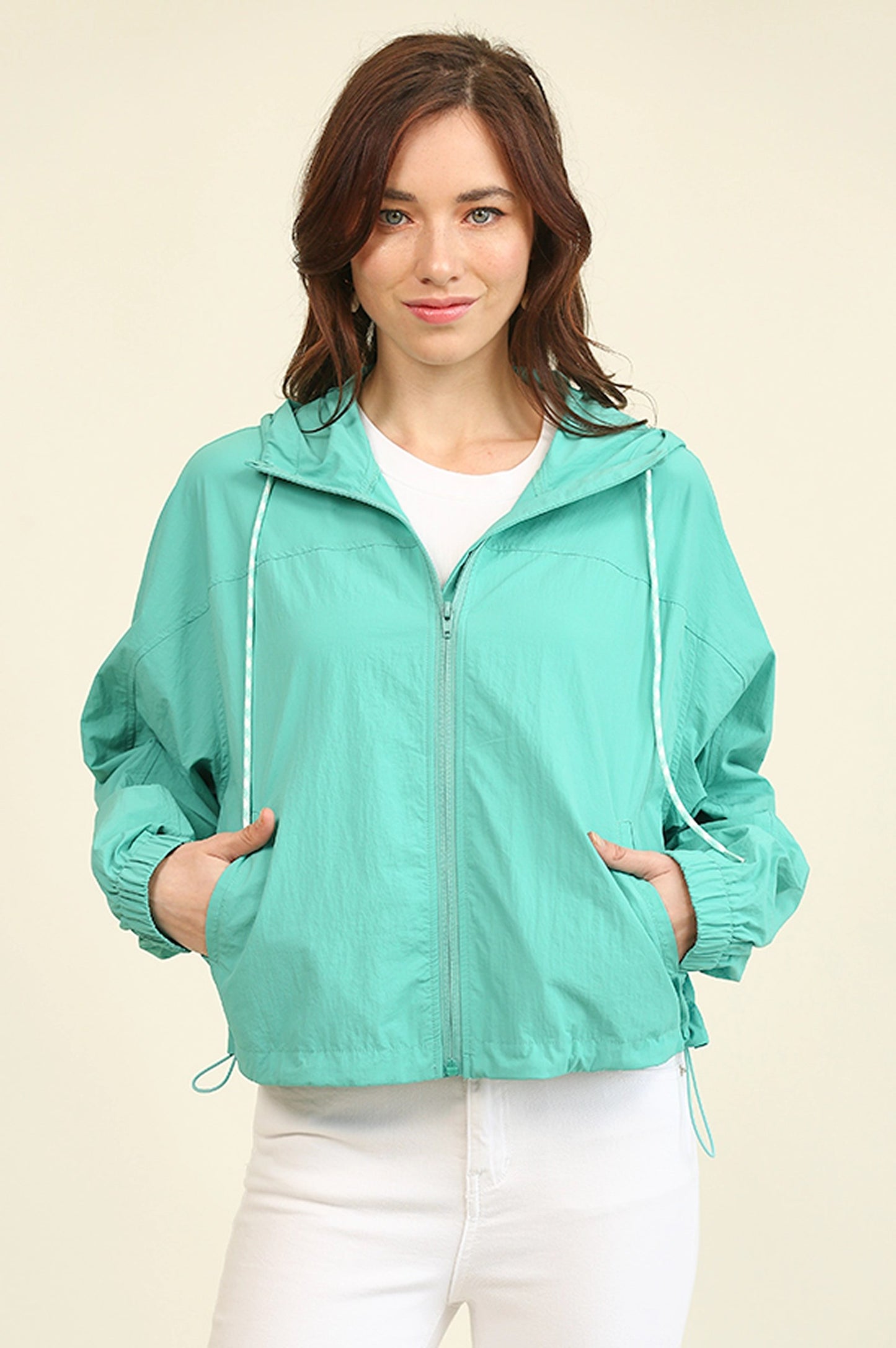 Wind Breaker Jacket with Hood