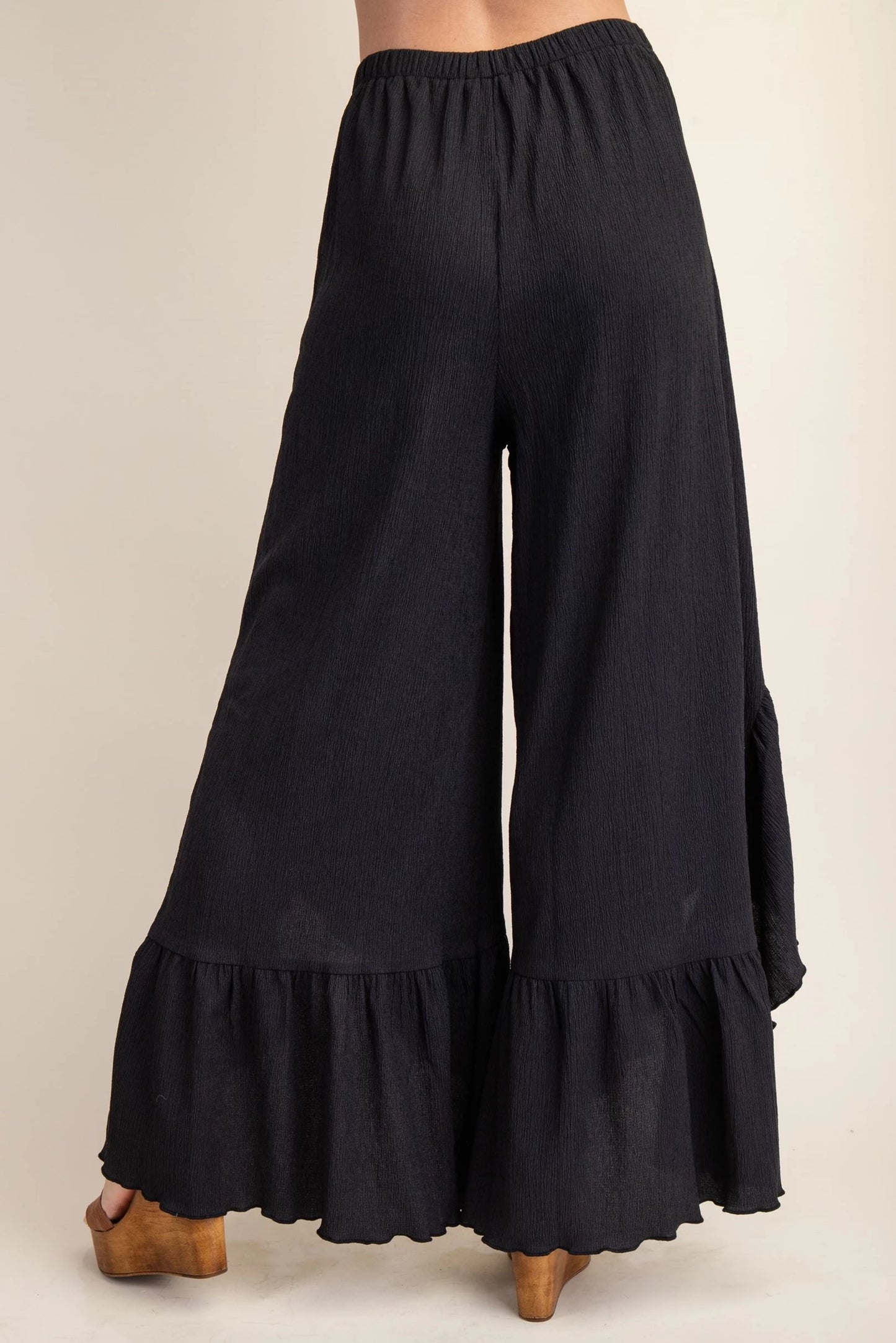 Tie Front Wide Leg Pants