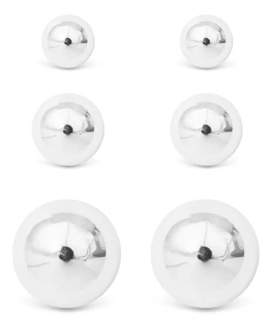 Silver Polished Ball Stud