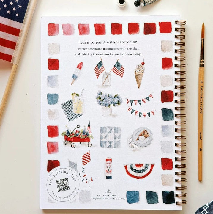 Americana Watercolor Workbook