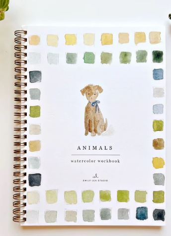 Animal Watercolor Workbook