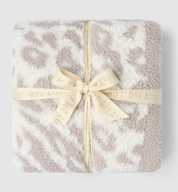 CozyChic® Lush Knit Leopard Throw