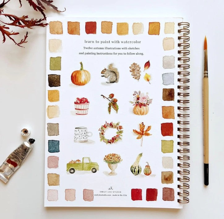 Autumn Watercolor Workbook