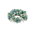 5" Bead and Shell Candle Ring