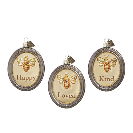 EC Bee Happy Charm Ornament