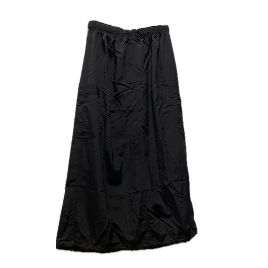 Black Draw String Skirt
